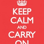 keep calm and carry on font name