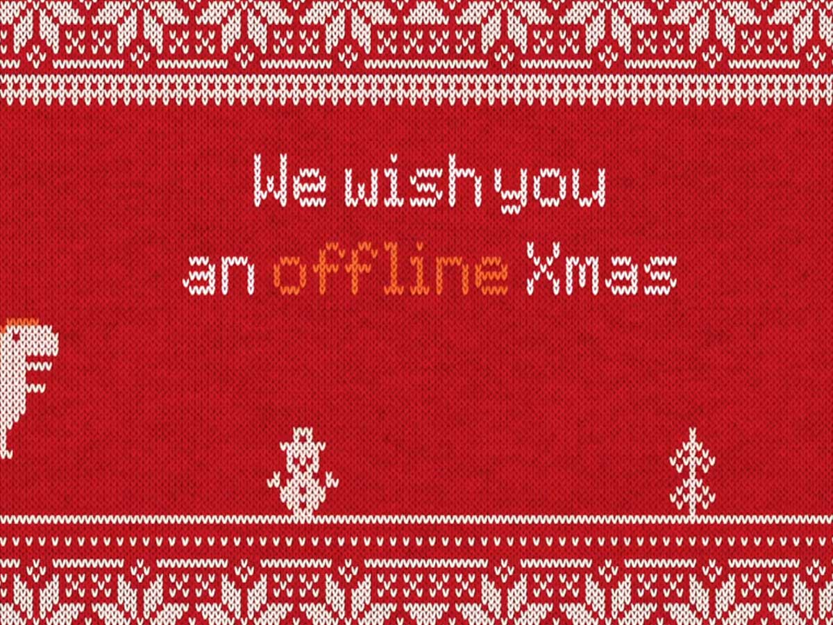 il video di offline christmas virale su whatsapp