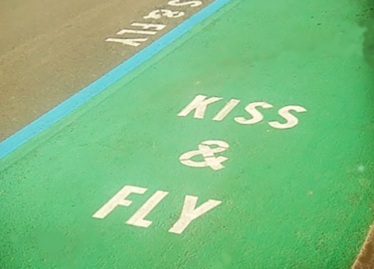 kiss and fly aeroporto